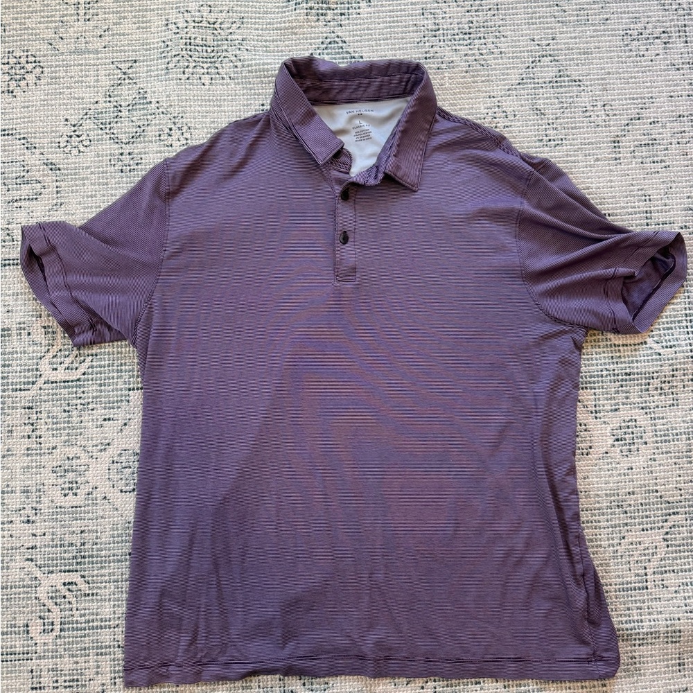 Van Heusen Men's Lavender Polo Shirt